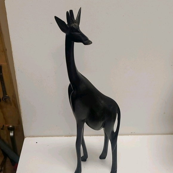 Vintage Handmade wooden giraffe